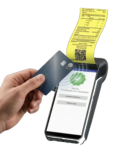 Emissão de NFC-e na maquininha SmartPOS